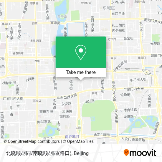北晓顺胡同/南晓顺胡同(路口) map