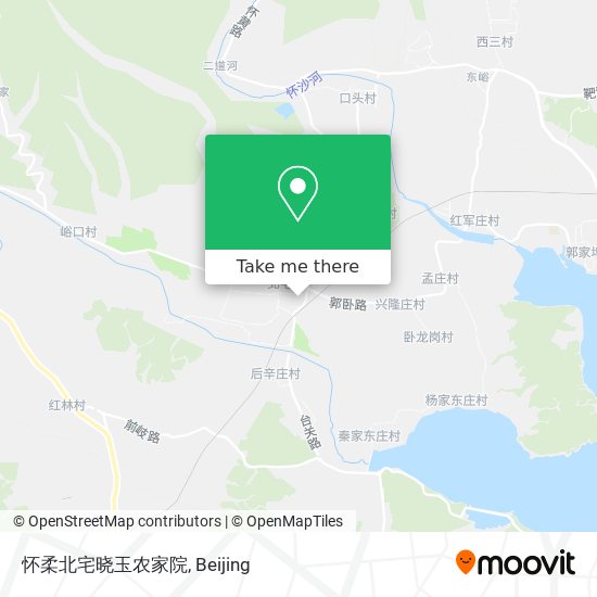 怀柔北宅晓玉农家院 map