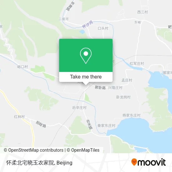 怀柔北宅晓玉农家院 map