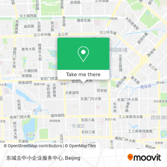 东城去中小企业服务中心 map