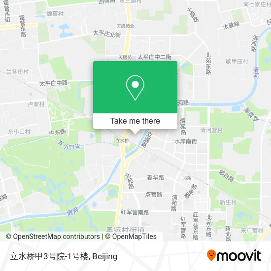 立水桥甲3号院-1号楼 map