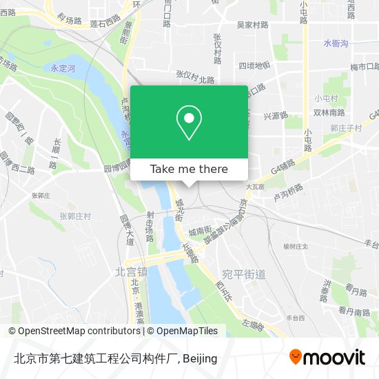 北京市第七建筑工程公司构件厂 map