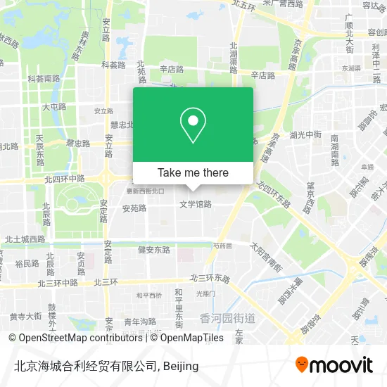 北京海城合利经贸有限公司 map