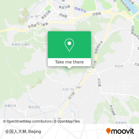 全国人大林 map
