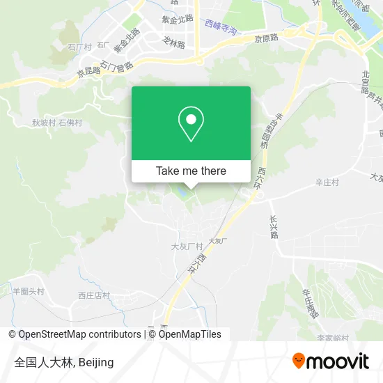 全国人大林 map