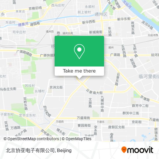 北京协亚电子有限公司 map