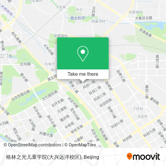 格林之光儿童学院(大兴远洋校区) map
