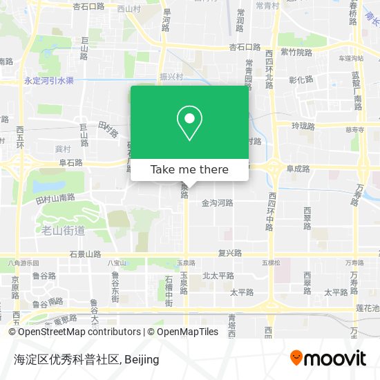海淀区优秀科普社区 map