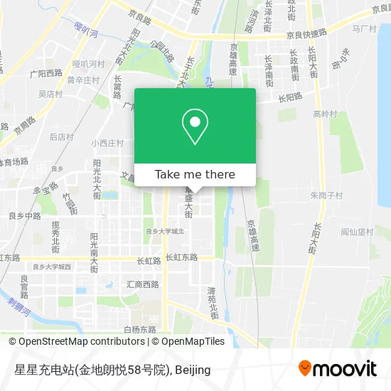 星星充电站(金地朗悦58号院) map