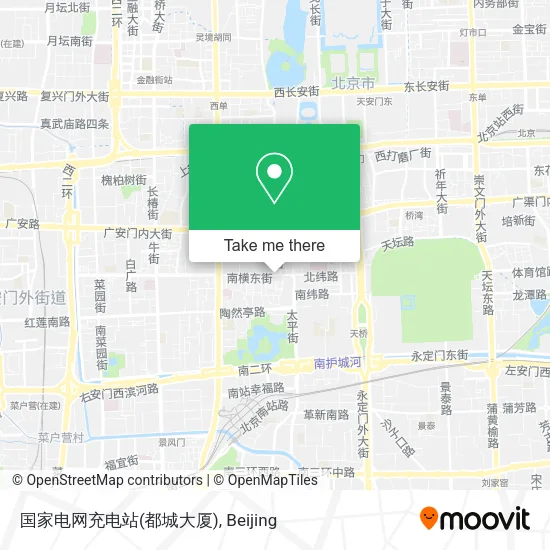 国家电网充电站(都城大厦) map