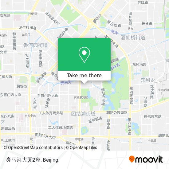 亮马河大厦2座 map