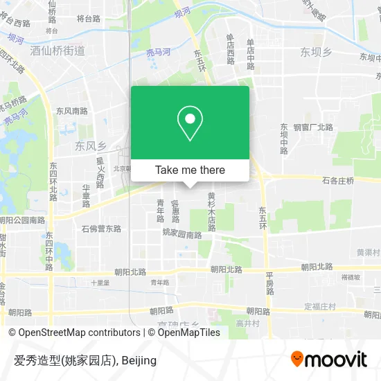 爱秀造型(姚家园店) map