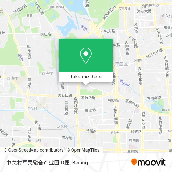 中关村军民融合产业园-D座 map
