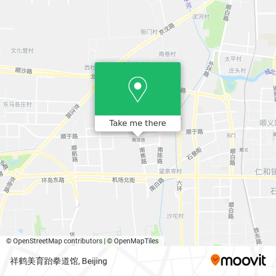 祥鹤美育跆拳道馆 map
