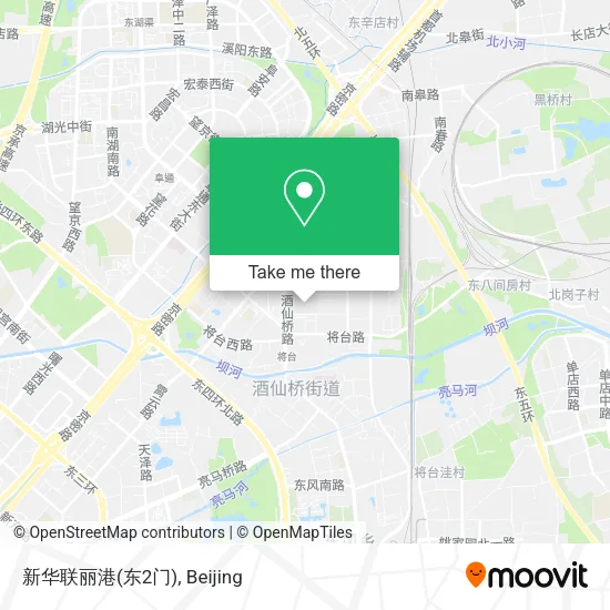 新华联丽港(东2门) map