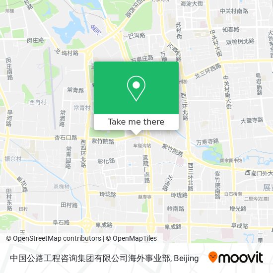 中国公路工程咨询集团有限公司海外事业部 map