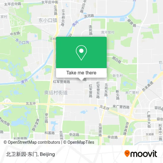 北卫新园-东门 map