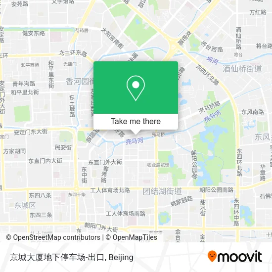 京城大厦地下停车场-出口 map