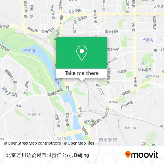 北京万川达贸易有限责任公司 map