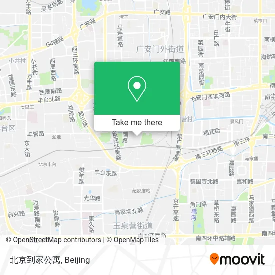 北京到家公寓 map