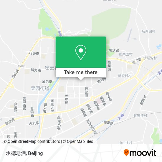 承德老酒 map