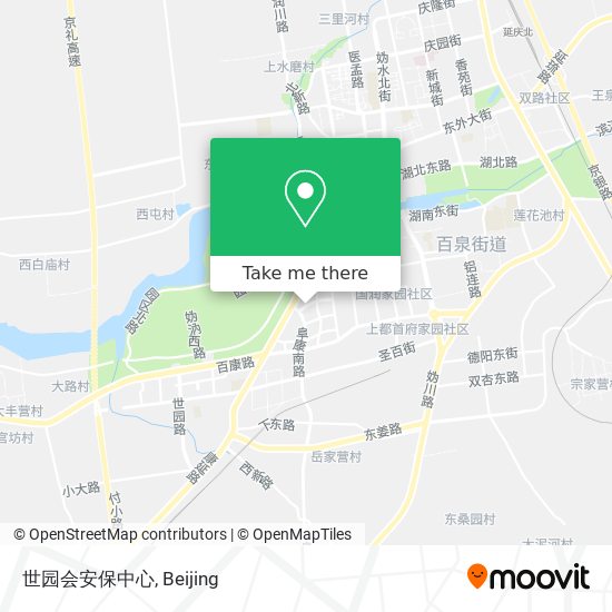世园会安保中心 map