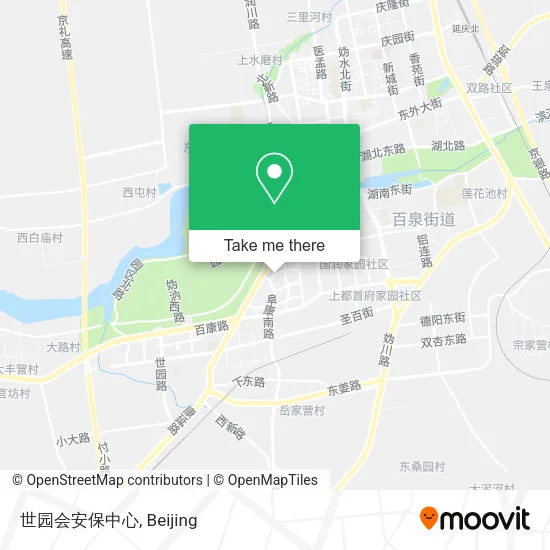 世园会安保中心 map