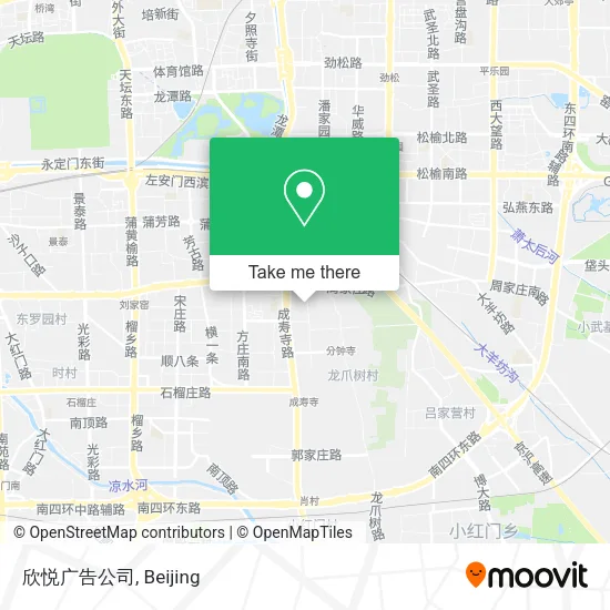 欣悦广告公司 map