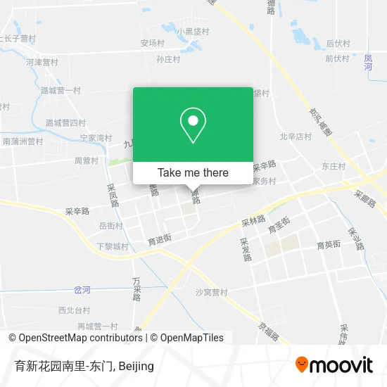 育新花园南里-东门 map