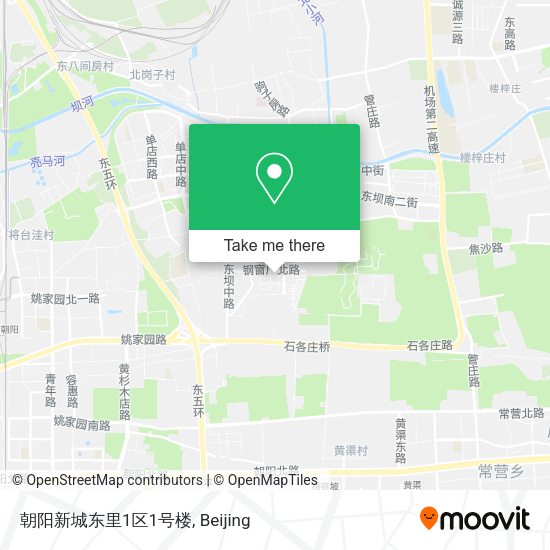 朝阳新城东里1区1号楼 map