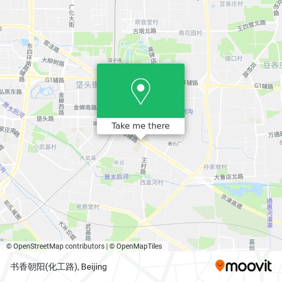 书香朝阳(化工路) map