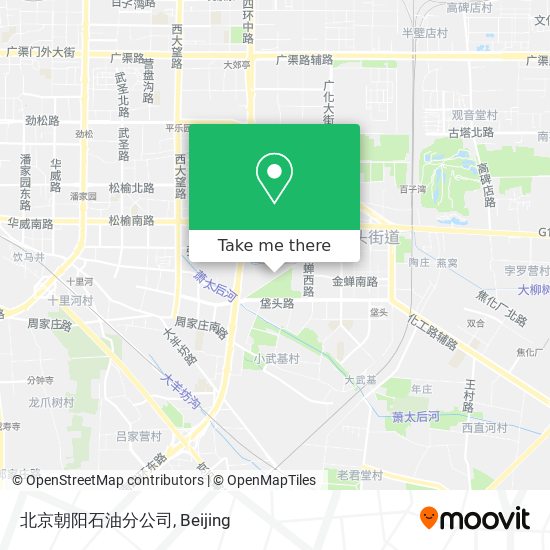 北京朝阳石油分公司 map