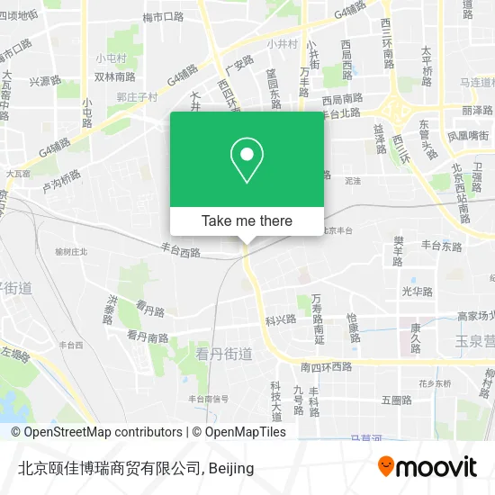 北京颐佳博瑞商贸有限公司 map