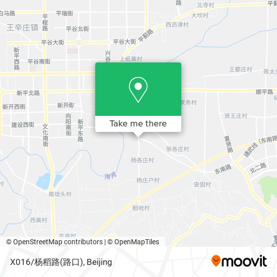 X016/杨稻路(路口) map