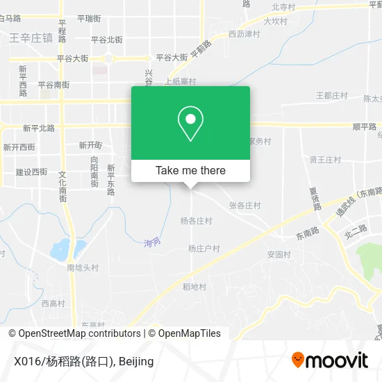 X016/杨稻路(路口) map