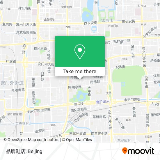 品牌鞋店 map