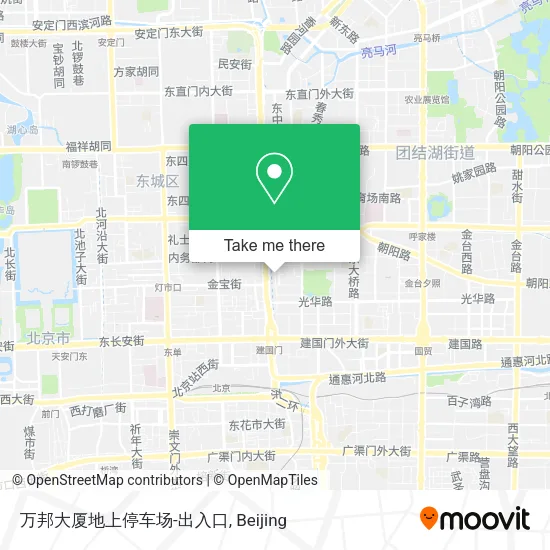 万邦大厦地上停车场-出入口 map