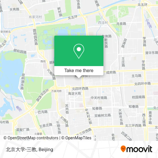 北京大学-三教 map