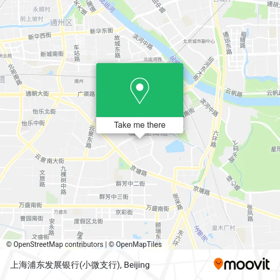 上海浦东发展银行(小微支行) map