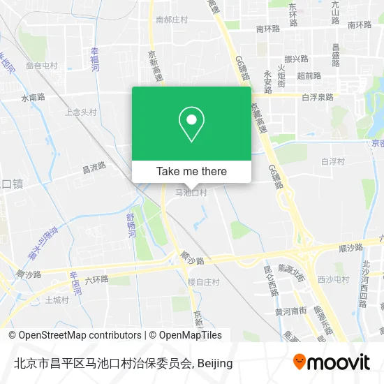 北京市昌平区马池口村治保委员会 map