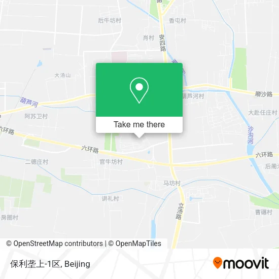 保利垄上-1区 map