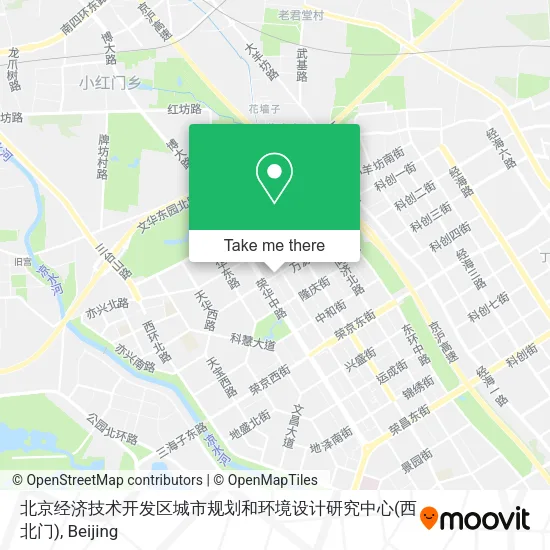 北京经济技术开发区城市规划和环境设计研究中心(西北门) map