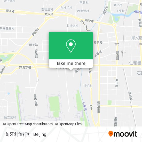 匈牙利旅行社 map