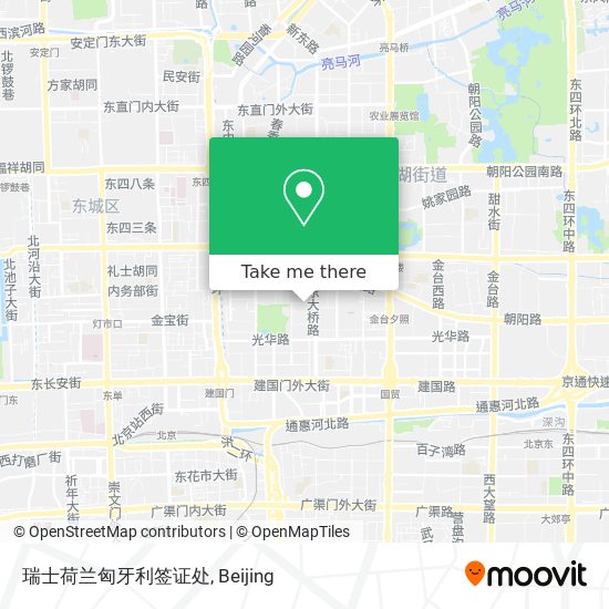 瑞士荷兰匈牙利签证处 map