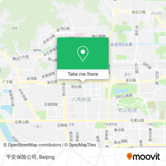 平安保险公司 map