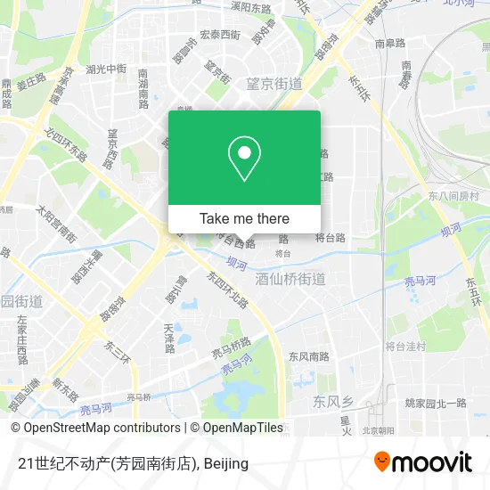 21世纪不动产(芳园南街店) map