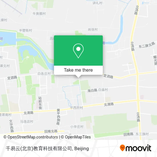 千易云(北京)教育科技有限公司 map