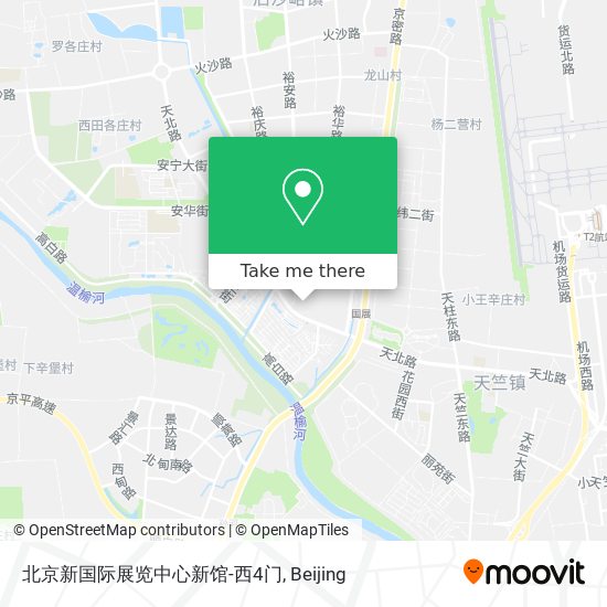 北京新国际展览中心新馆-西4门 map