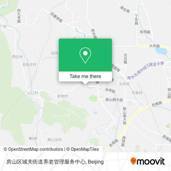 房山区城关街道养老管理服务中心 map