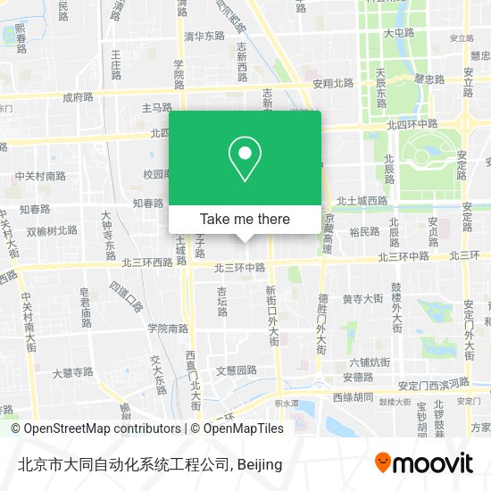 北京市大同自动化系统工程公司 map